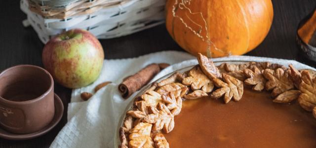 baked pie by Diliara Garifullina courtesy of Unsplash.